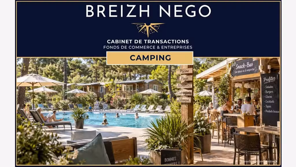 A VENDRE  Camping 3* à fort potentiel avec murs e