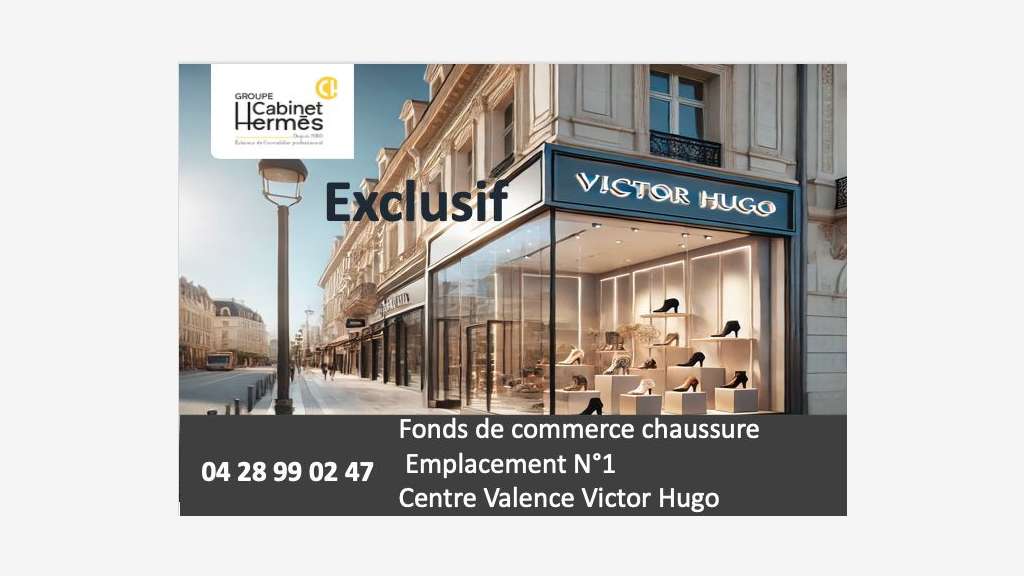 Vente FDC chaussures à Valence avenue Victor Hugo