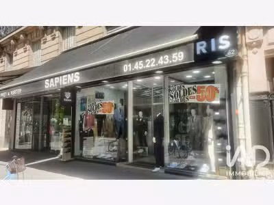 Vente FDC prêt-à-porter à Paris 18e Av de Clichy