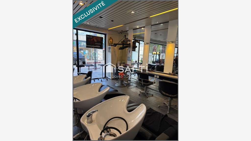 A vendre salon de coiffure à Courbevoie centre