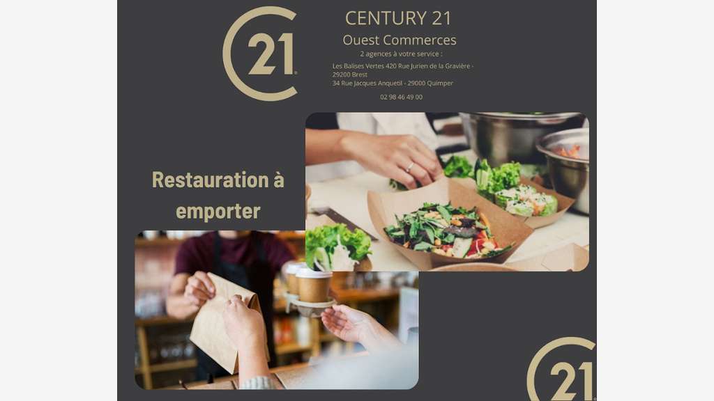 Vente FDC restauration à emporter à Pont l'Abbé