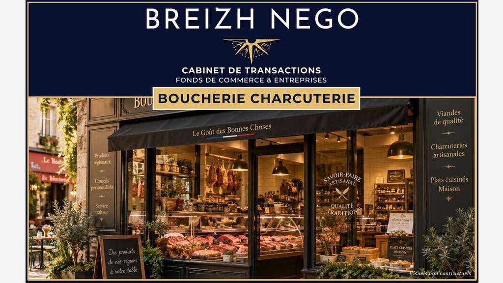 A vendre boucherie charcuterie traiteur Morbihan