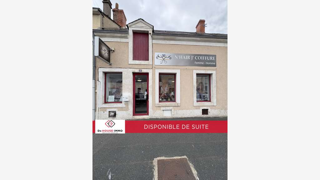 Vente salon de coiffure rénové de 58m² à Deols