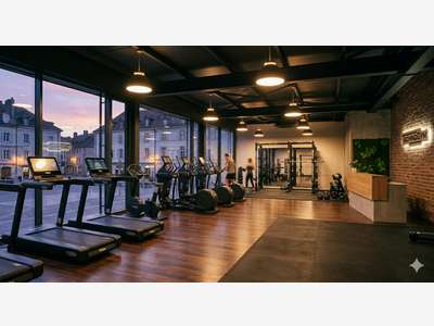 Salle de Fitness Premium – Matériel Technogym
