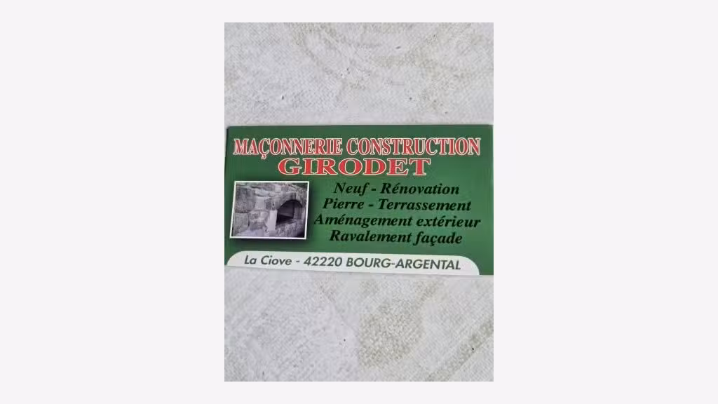 MACONNERIE CONSTRUCTION GIRODET