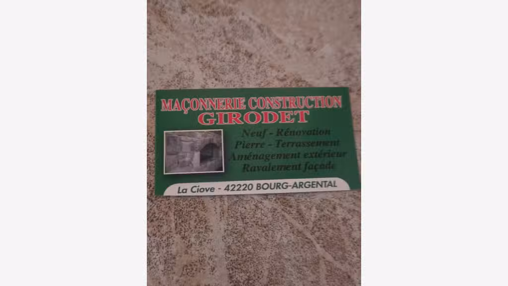 MACONNERIE CONSTRUCTION GIRODET