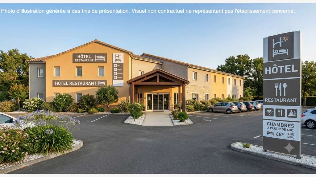 Vente hôtel ** 2 étoiles avec restaurant au Mans