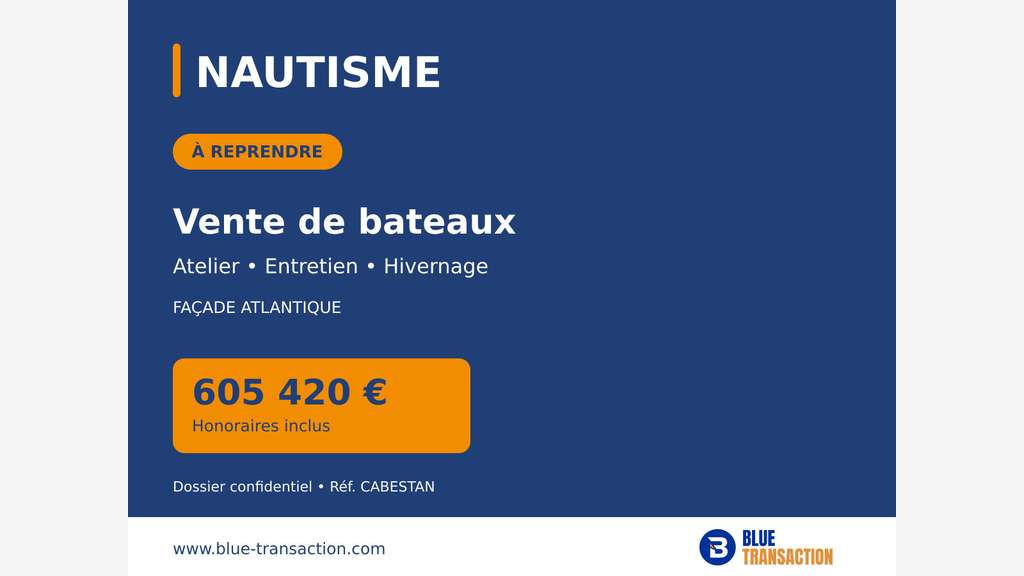 Nautisme vente de bateaux, entretien, hivernage