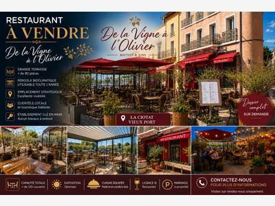 Restaurant Vieux-Port La Ciotat – 650 K€ CA –