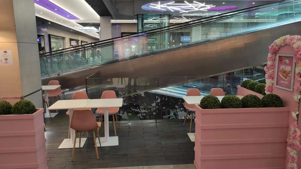 Vente boutique restau rapide sucrée sous enseigne