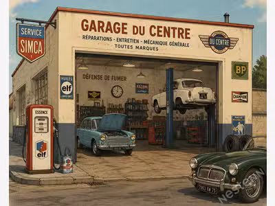 A vendre garage automobile concessionnaire 71