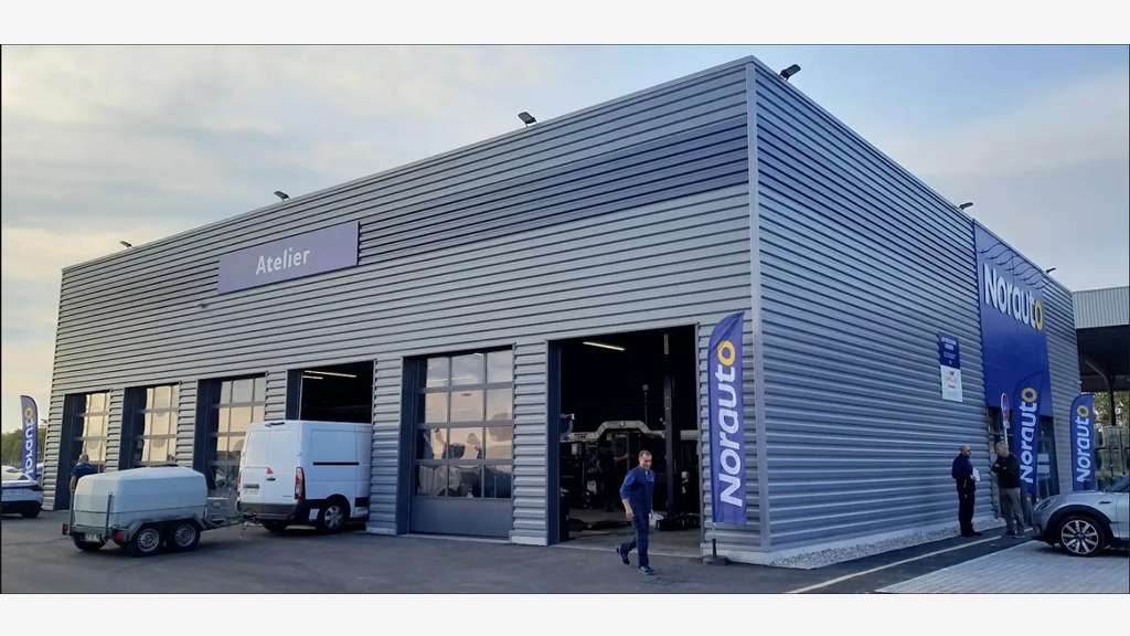 Création centre auto Norauto au Nord de Besançon