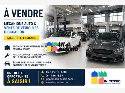 Cède FDC mécanique & vente véhicules d’occasion 72