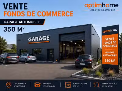 À céder garage automobile en ZA de Questembert