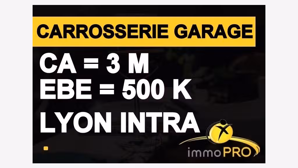 Vente garage carrossier de 2000m² à Lyon