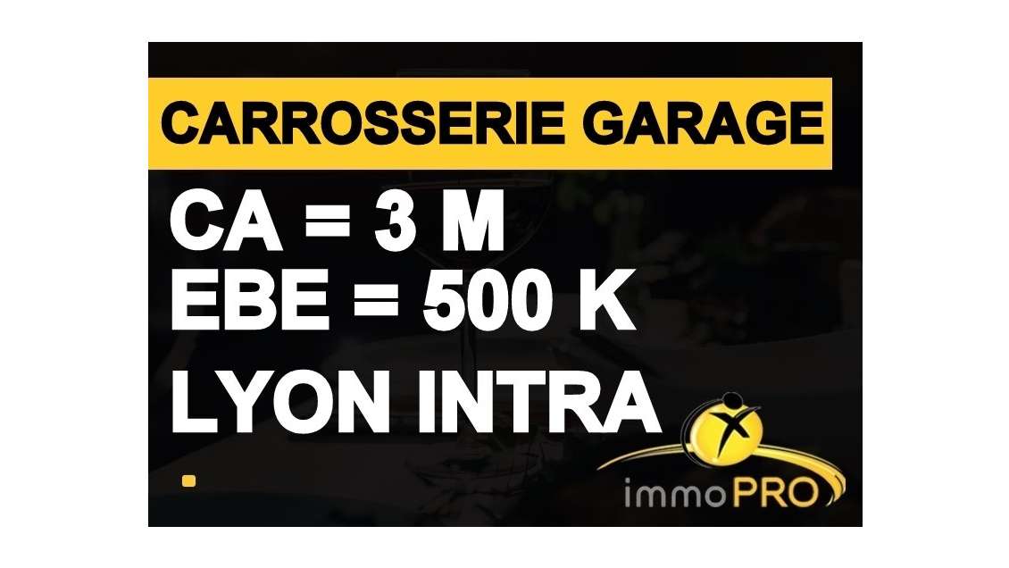 Vente garage carrossier de 2000m² à Lyon
