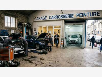 Vente garage carrosserie peinture en Morbihan