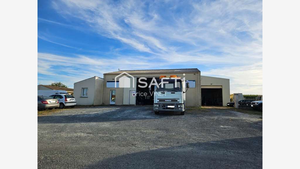 AV FDC garage 410m² secteur prisé près de Saintes