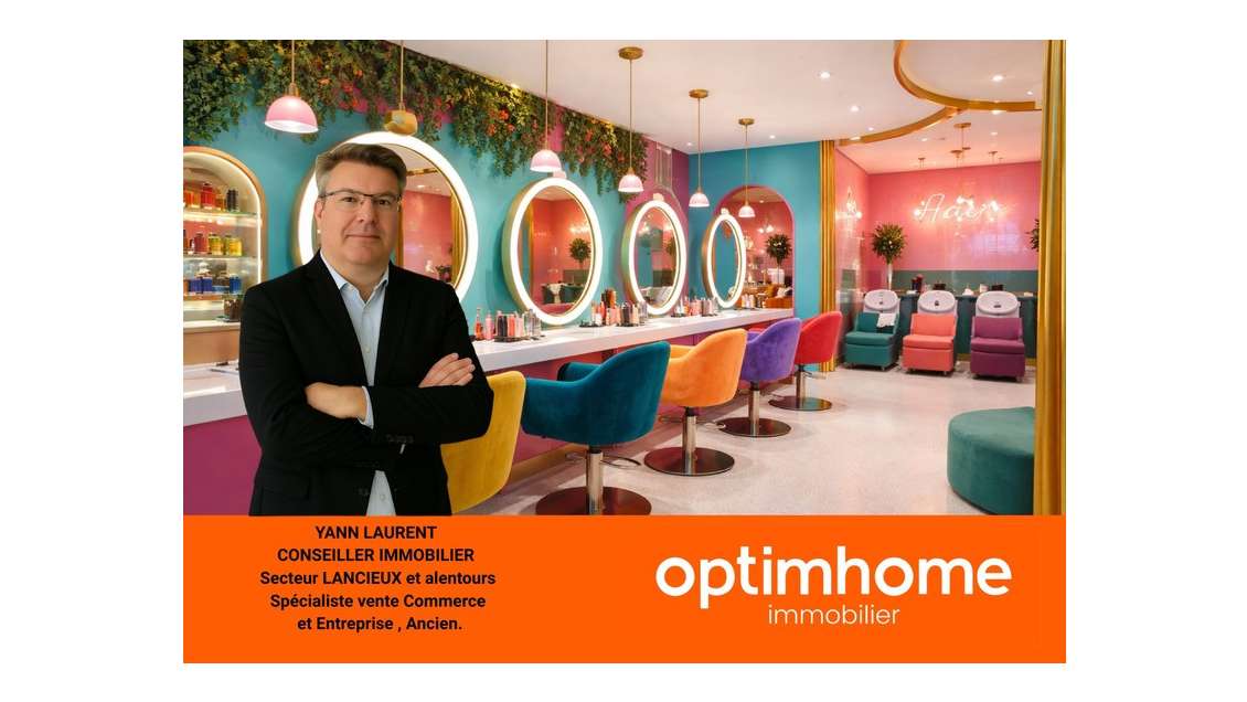 Vente salon de coiffure à fort potentiel dept 22