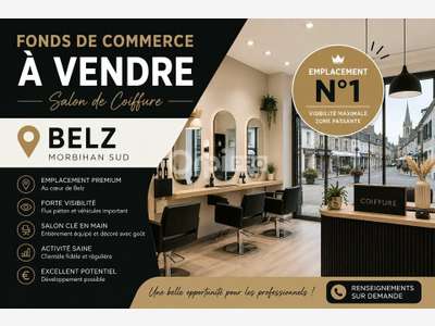 AV salon de coiffure empl N°1 en ccial à Cannes