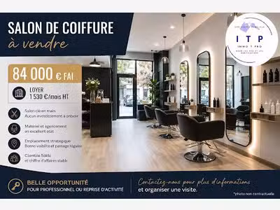 Salon de coiffure à vendre à Brétigny-sur-Orge