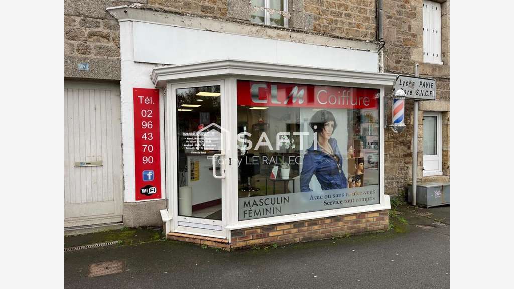 Vente salon de coiffure au centre de Guingamp 