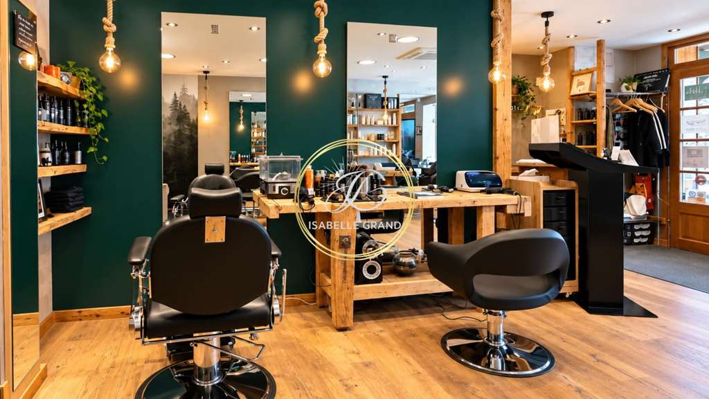 Vente salon de coiffure mixte & barber à la Clusaz