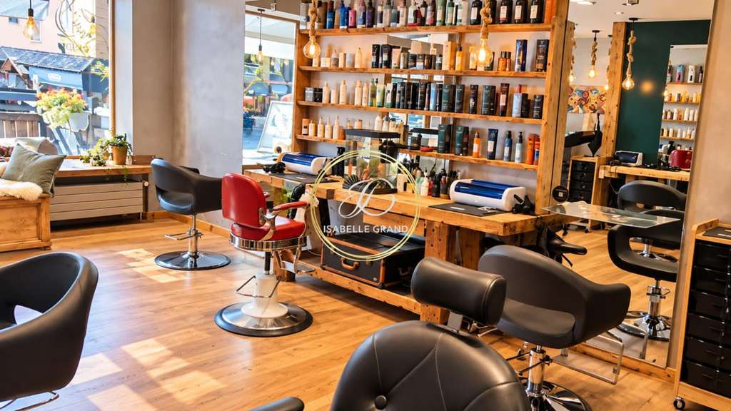Vente salon de coiffure mixte & barber à la Clusaz