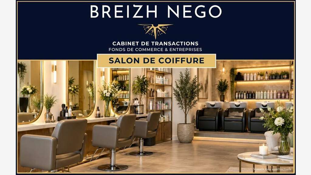 A VENDRE  Salon de coiffure lumineux au cur d