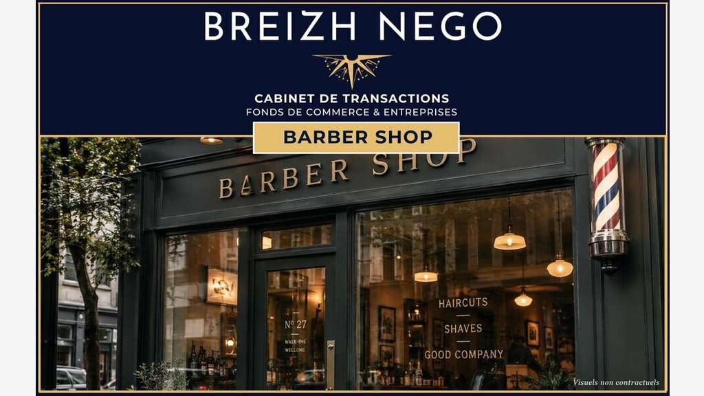 À vendre  Salon de coiffure homme / barbier E