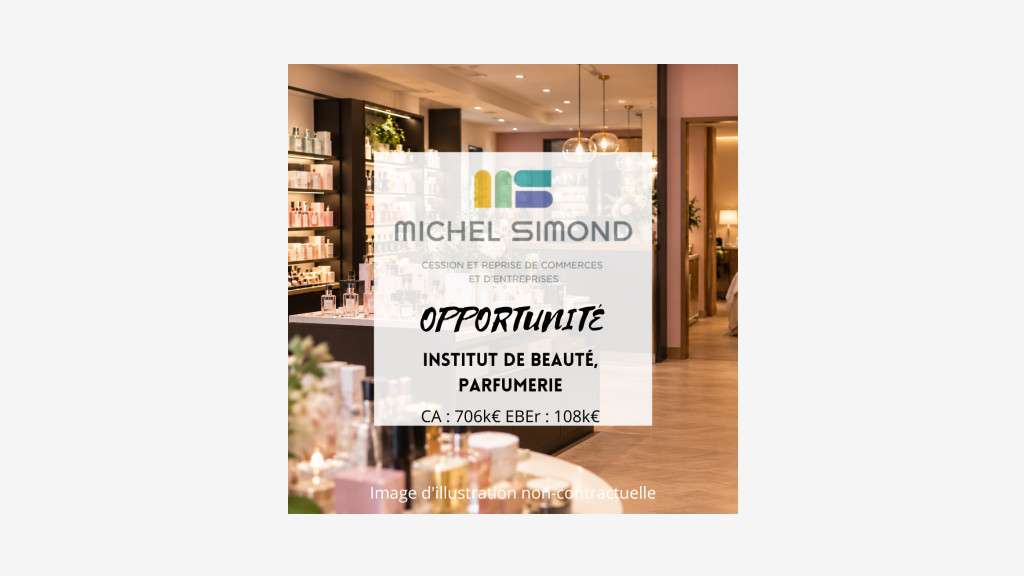 Vente parfumerie et institut de beauté Finistère