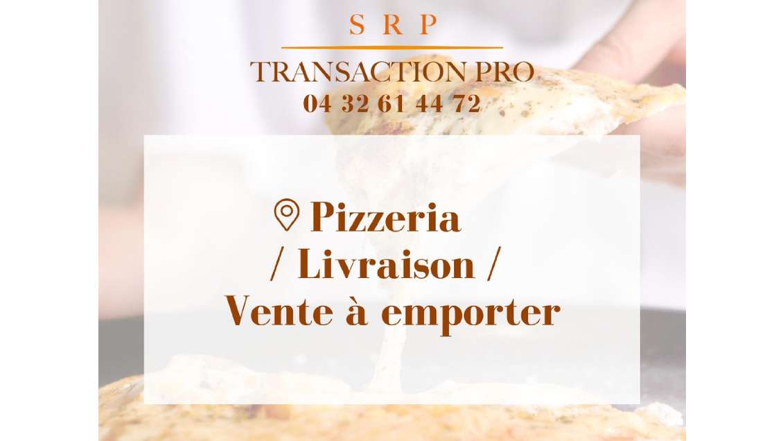 À vendre très belle pizzeria à L'Isle Sur Sorgue
