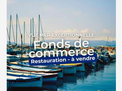 Vente restaurant vue mer exceptionnelle La Ciotat