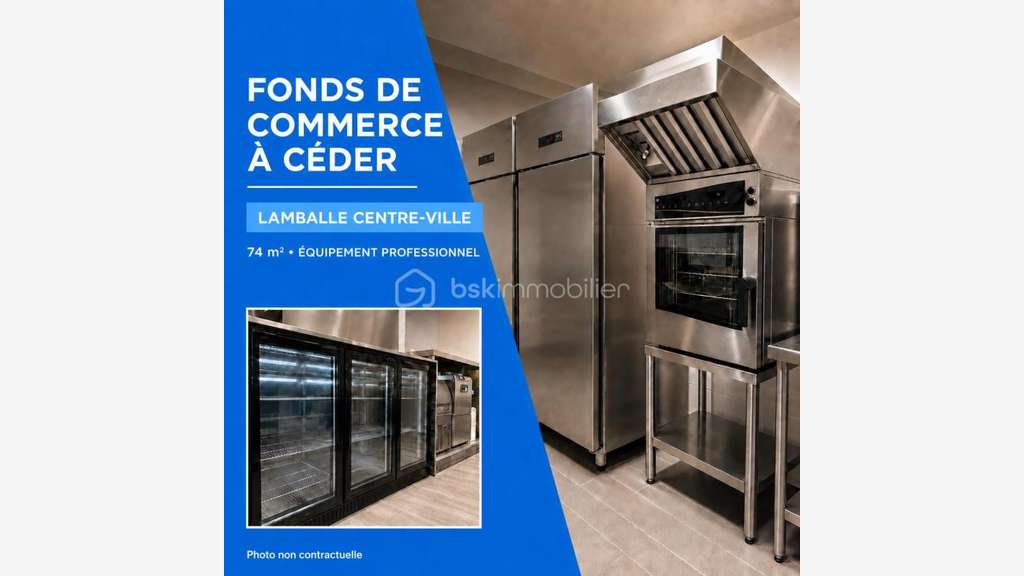 Vente fonds de commerce à Lamballe-Armor centre