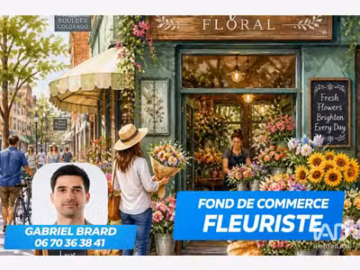 Vente boutique fleuriste à Lyon 69006