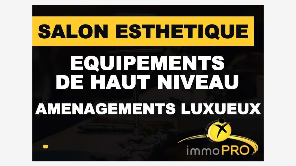 Magnifique salon de soins esthétiques et bronzage 