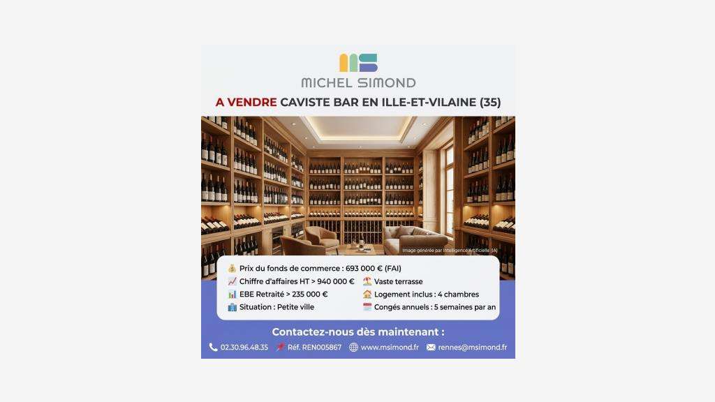 AV caviste et bar en métropole de Rennes