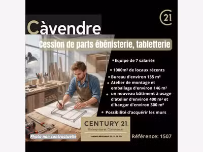 A vendre FDC ébénisterie, tabletterie à Oyonnax