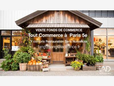 Vente fonds de commerce empl premium à Paris 75005