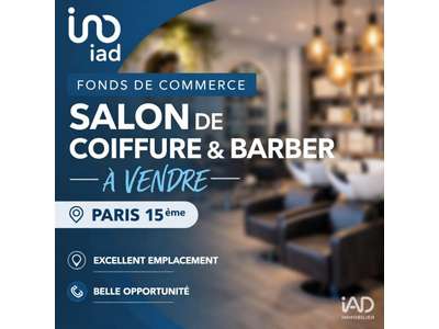 Vente Beauté - Esthétique - Coiffure à Paris 15e