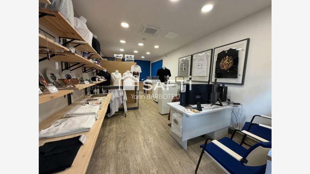 Fonds de commerce 35m² Création de flocages