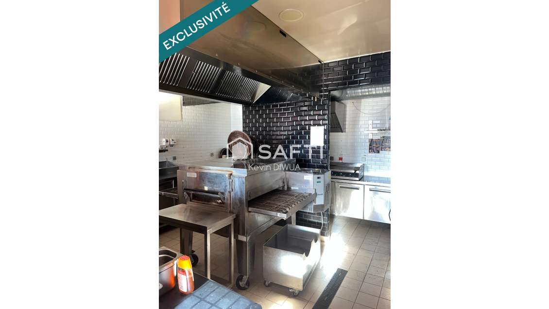 Vente FDC pizzeria empl stratégique Compiègne Gare