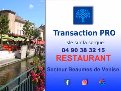 A vendre restaurant terrasse à Beaumes De Venise