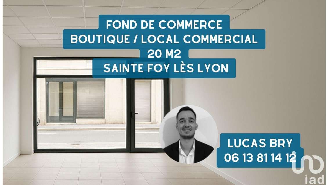 Vente boutique à Sainte-Foy-Lès-Lyon