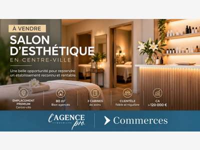 Salon d’esthétique à vendre à Pluvigner centre