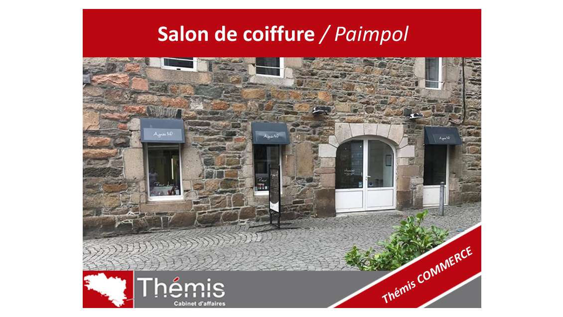 Salon de coiffure en bon etat à vendre à Paimpol