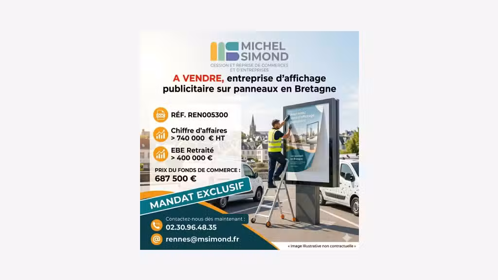 AV FDC affichage sur panneaux pub en Bretagne