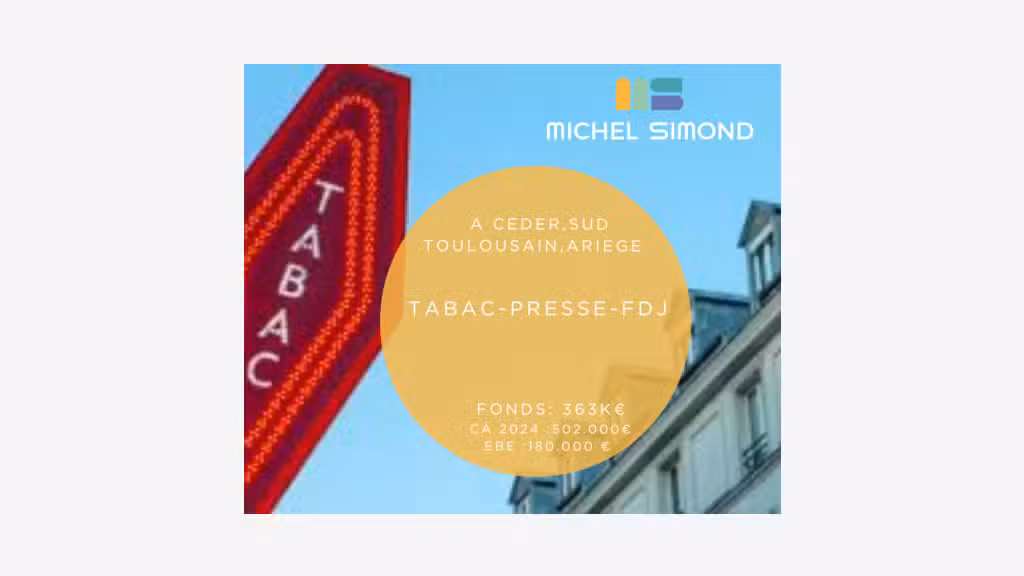 Vente FDC tabac presse loto ville dynamique Ariège