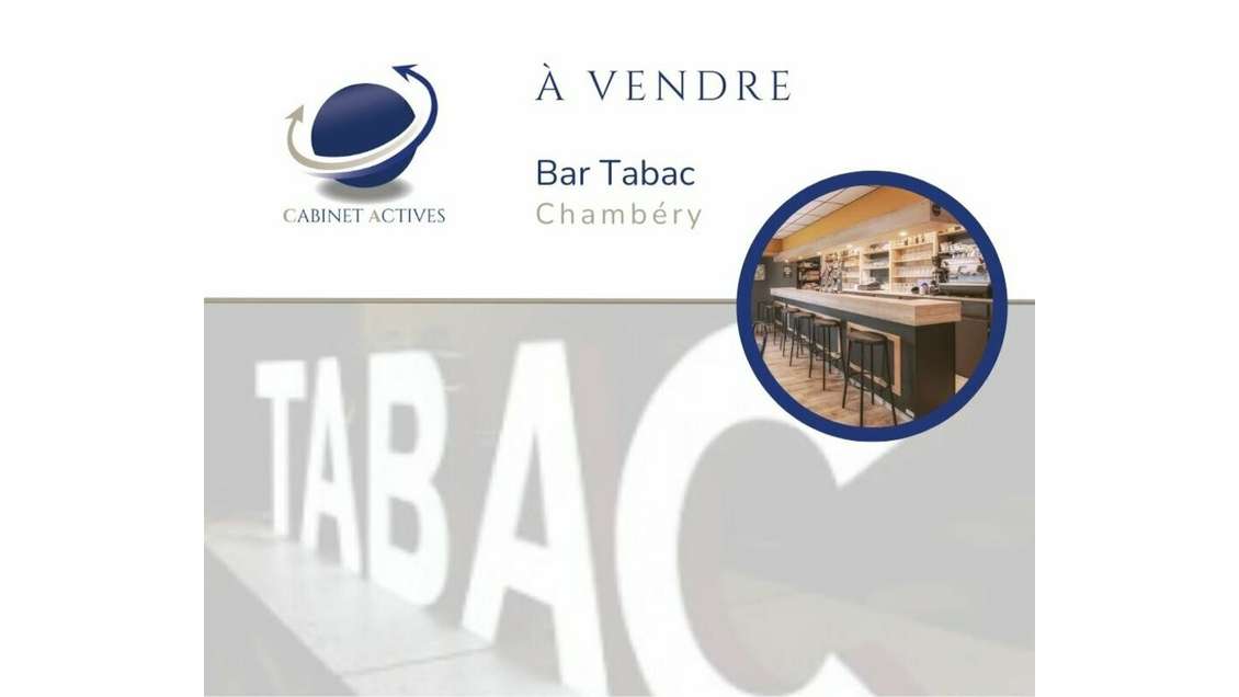 A vendre bar tabac terrasse parking à Chambéry