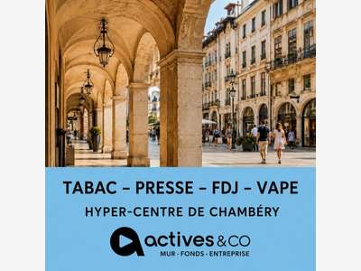 Vente tabac presse en centre ville à Chambéry (73)